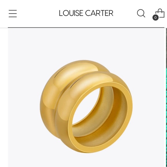 BNWT Birdie Stack Ring - Gold Size 6 - Picture 2 of 5